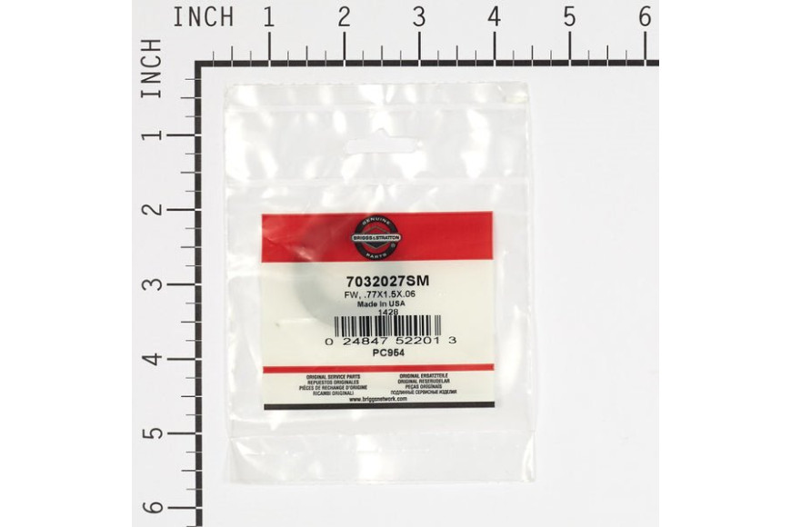Rondella 77X1.5X.06 - Originale Snapper - 7032027SM