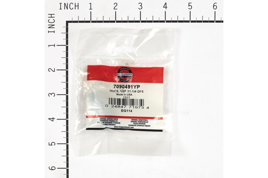 Bullone 1/2F X 1-1/4 Gr5   - Originale Snapper - 7090491YP