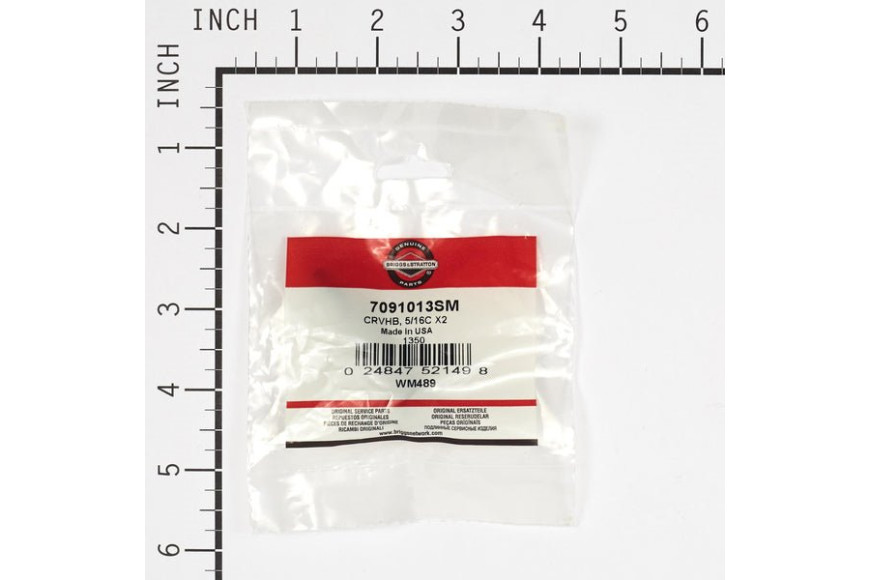 Bullone Testa Curva 5/16-18X2' - Originale Snapper - 7091013SM