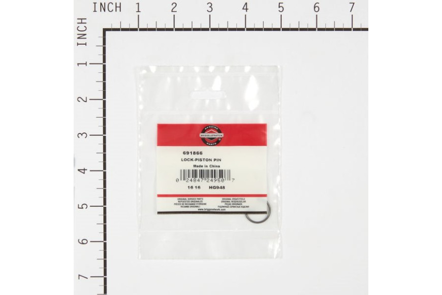 Lock-Piston Pin - 691866 -  Briggs & Stratton - Genuine Spare Parts