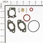 Kit-Manutenzione Carburatore - 592172 - Originale Briggs & Stratton - sostituisce - 799235