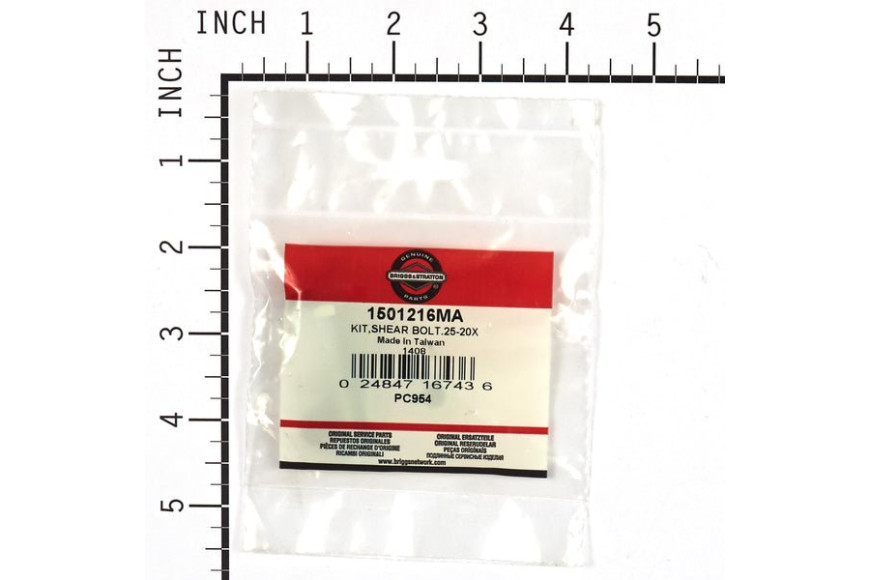 Kit Bulloni Di Sicurezza 1/4 - Originale Snapper - 1501216MA
