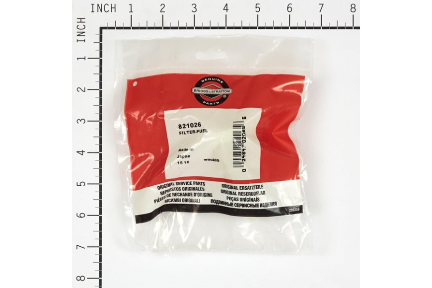 Filtro Benzina Ex 692983 - 821026 - Originale Briggs & Stratton - sostituisce - 692983