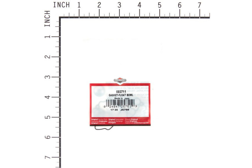 Guarnizione Vaschetta Carburatore - 693711 - Originale Briggs & Stratton