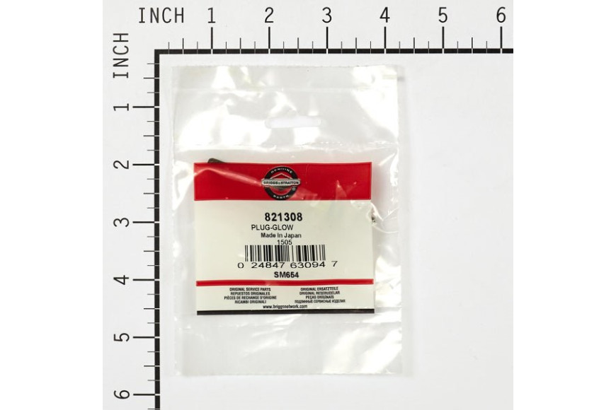 Plug-Glow - 821308 -  Briggs & Stratton - Genuine Spare Parts