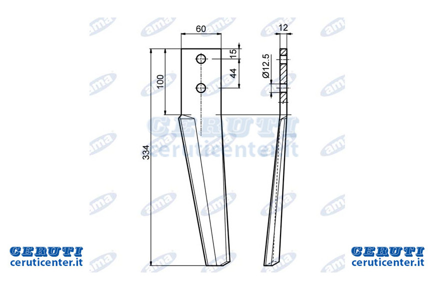 Dent Adaptable Gravely, Homme, Falc