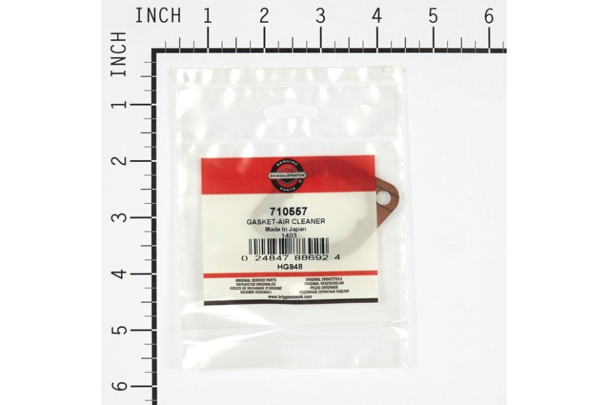 Gasket-Air Cleaner - 710557 -  Briggs & Stratton - Genuine Spare Parts