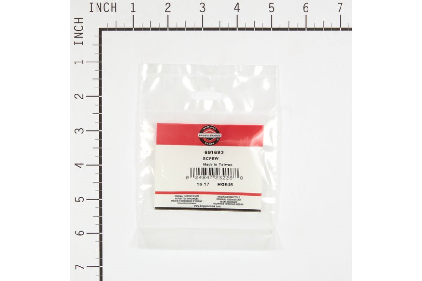 Screw - 691693 -  Briggs & Stratton - Genuine Spare Parts