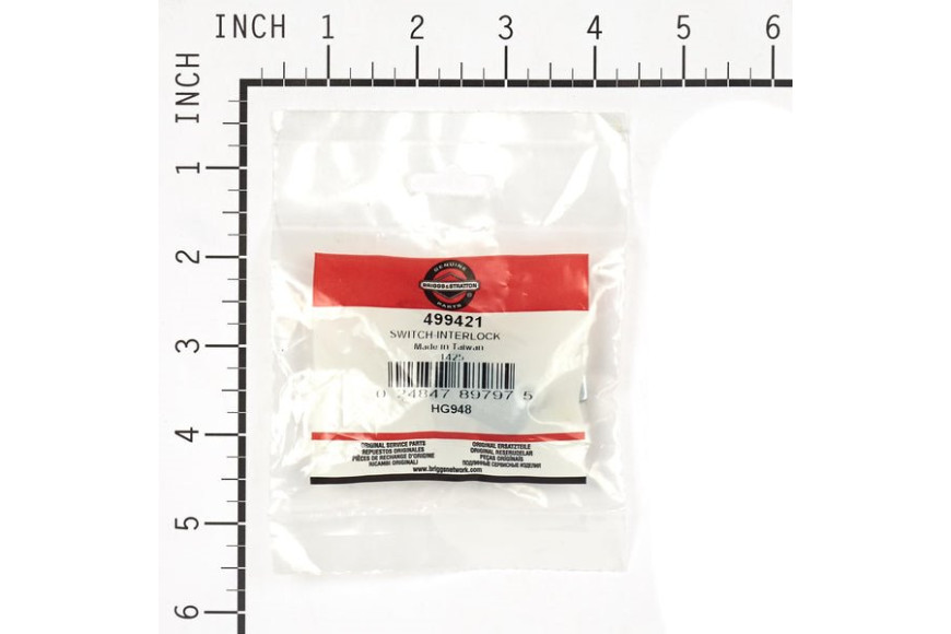 Interruttore Ex 398758 - 499421 - Originale Briggs & Stratton