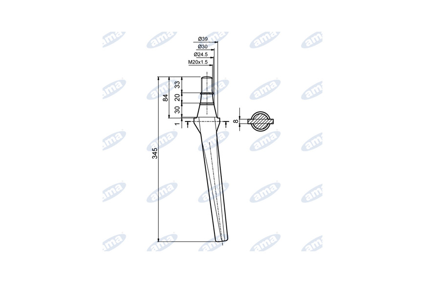 Dent Forigo Adaptable, Référence originale Rlm23001