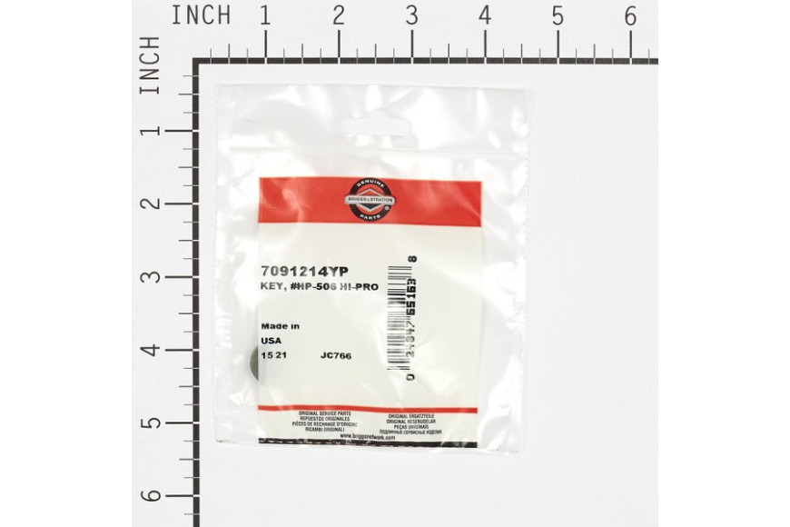 Key, Hp-506 Hi-Pro - 7091214YP - Originale Briggs & Statton