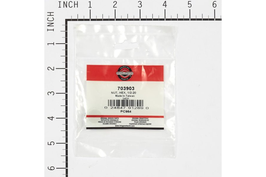 Dado 1/2-20 - Originale Snapper - 703903