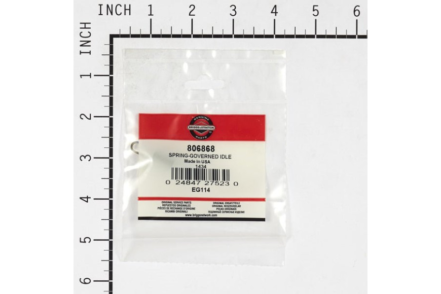 Molla Regolatore Idler 2 - 806868 - Originale Briggs & Stratton