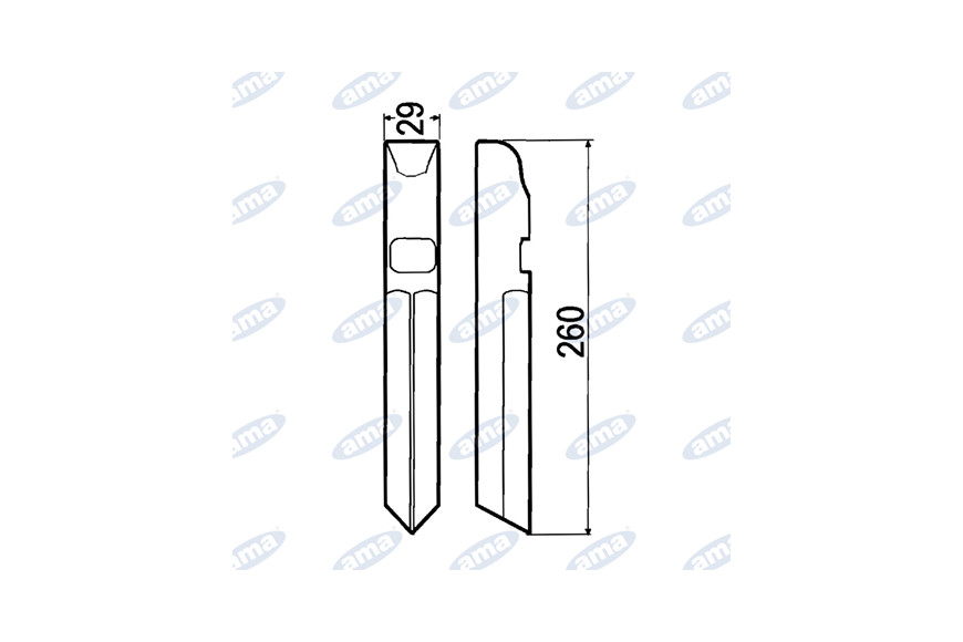 Tooth Adaptable Krone 29X260