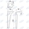 Dent gauche Adaptable Homme