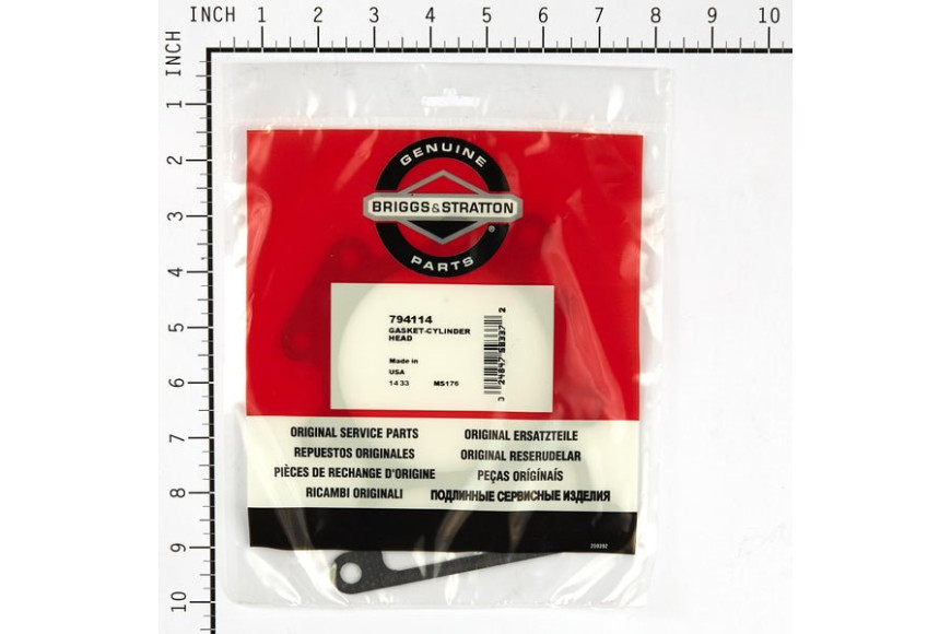 Guarnizione Testa Monocilindrico Intek Avs 31F/31M/331/33M,R,S - 000  - 794114 - Originale Briggs & Stratton