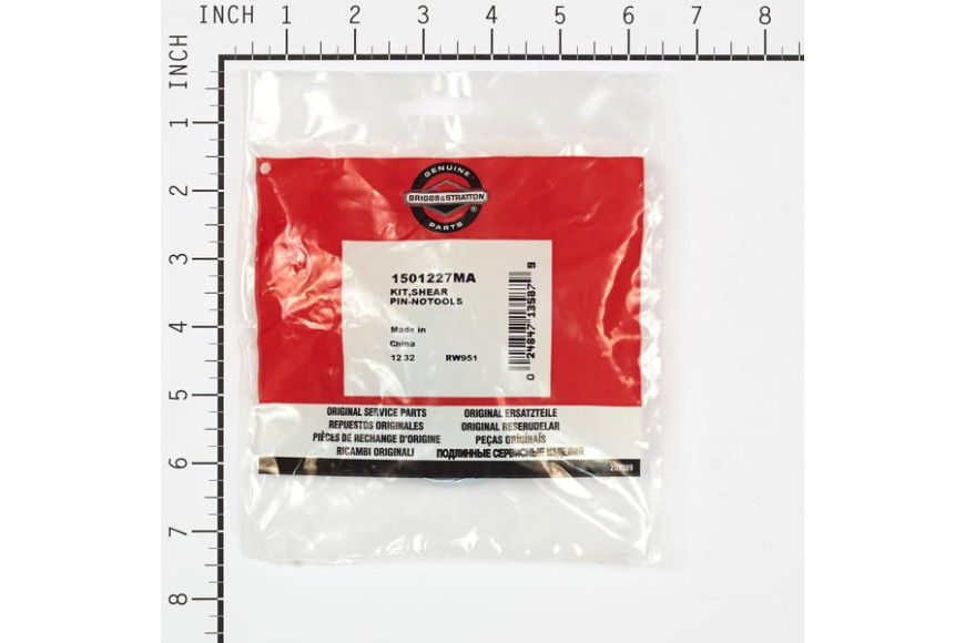 Kit,Shear Pin-Notools - Originale Snapper - 1501227MA
