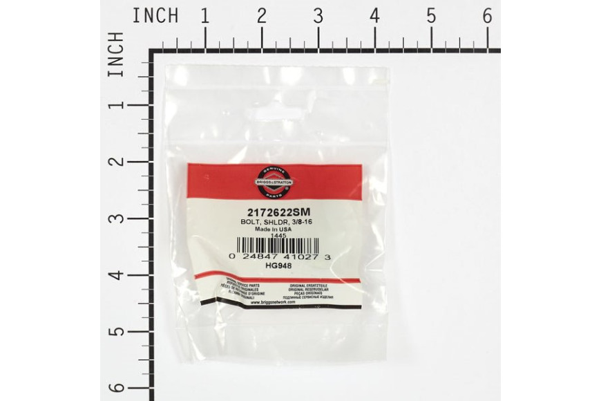 Bullone C/Spalla 3/8-16 - Originale Snapper - 2172622SM