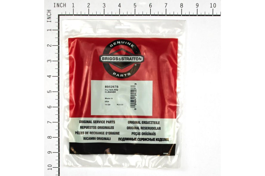 Prefiltro X 805113(4143 Pz 5) - 805267S - Originale Briggs & Stratton