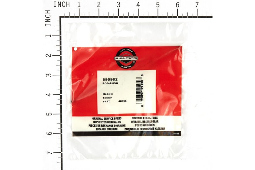 Asta Punteria - 690982 - Originale Briggs & Stratton