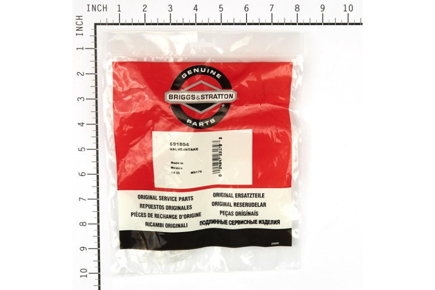 Valve-Intake - 691804 -  Briggs & Stratton - Genuine Spare Parts