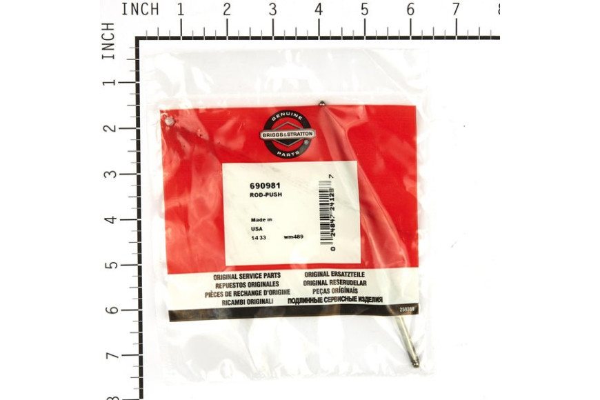 Rod, Push - 597785 -  Briggs & Stratton - Genuine Spare Parts