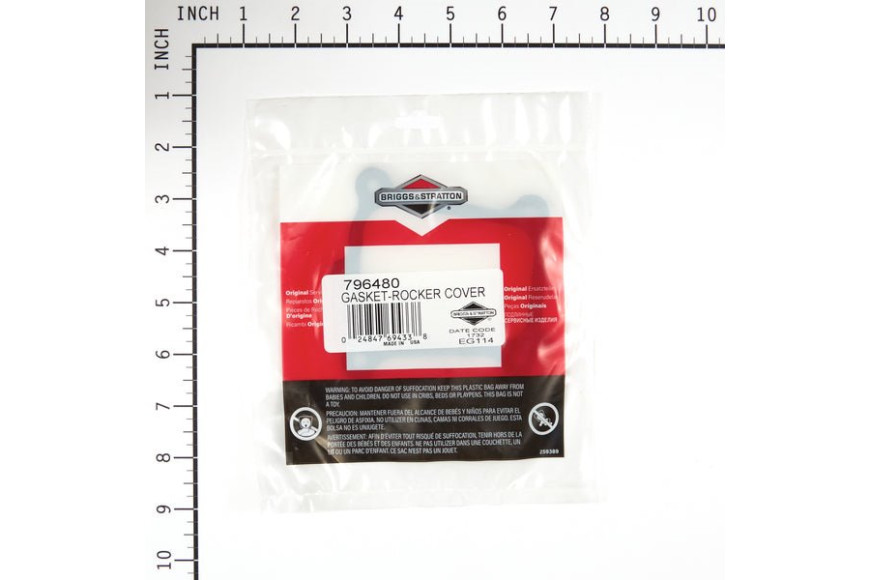 Guarnizione Coperchio Valvole Serie 800/850  - 796480 - Originale Briggs & Stratton