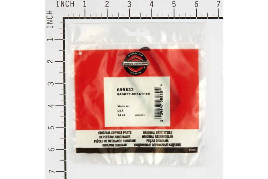 Gasket-Breather - 699833 -  Briggs & Stratton - Genuine Spare Parts