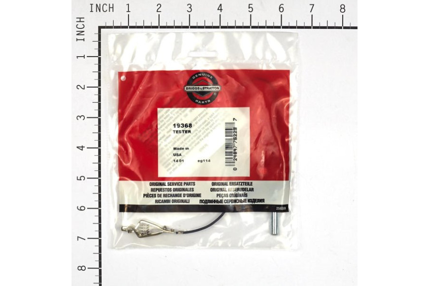 Prova Scintilla Ex 019368 E 019051 - 019368 - 84003327 - Originale Briggs & Stratton