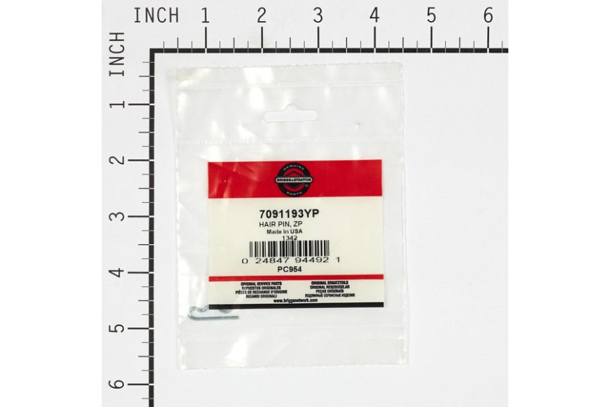 Coppiglia 1/16 X 15/16 - Originale Snapper - 7091193YP
