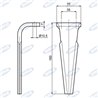 Type de dent R2 70X7 Ø10,5