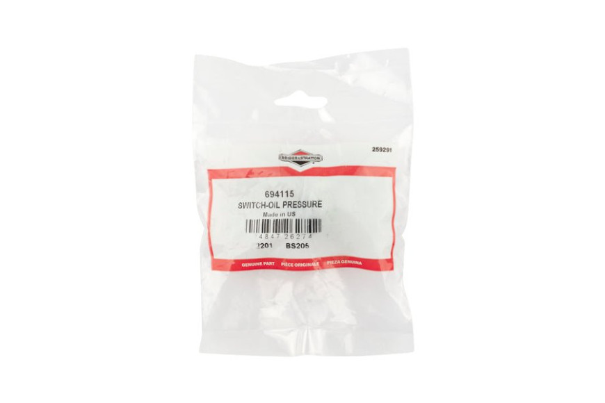 Pressione Olio Interruttore / V Twin - 694115 - Originale Briggs & Stratton