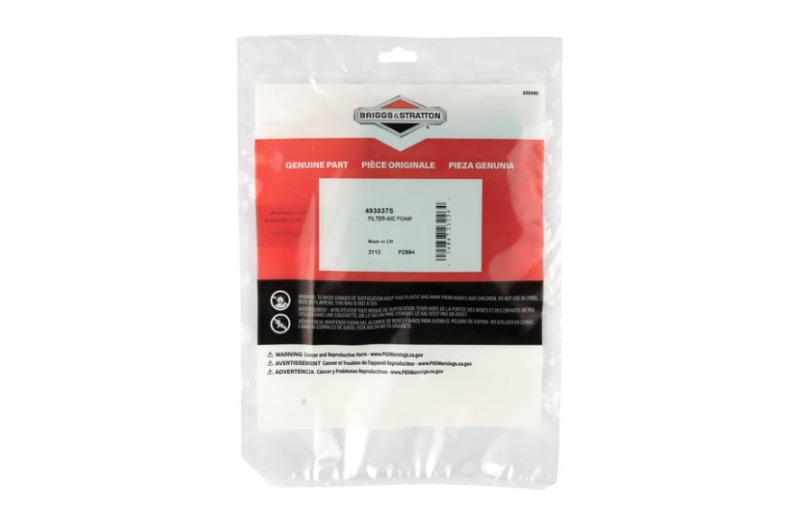 Prefiltro Q.P.(4147 Pz 5) Per 491588S - 493537S - Originale Briggs & Stratton