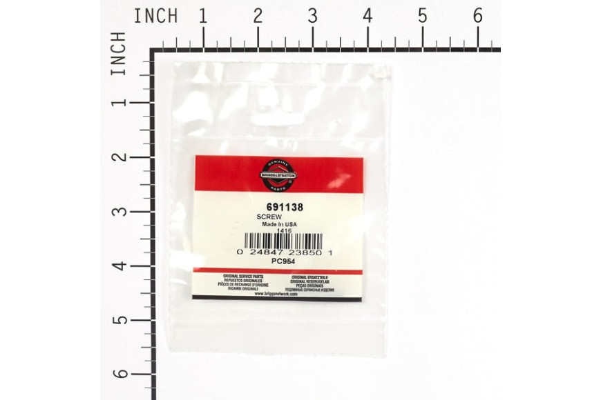 Vite Phillips Ex 095050 - 691138 - Originale Briggs & Stratton