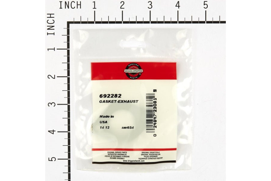 Guarnizione Scarico Ex 272250 - 692282 - Originale Briggs & Stratton