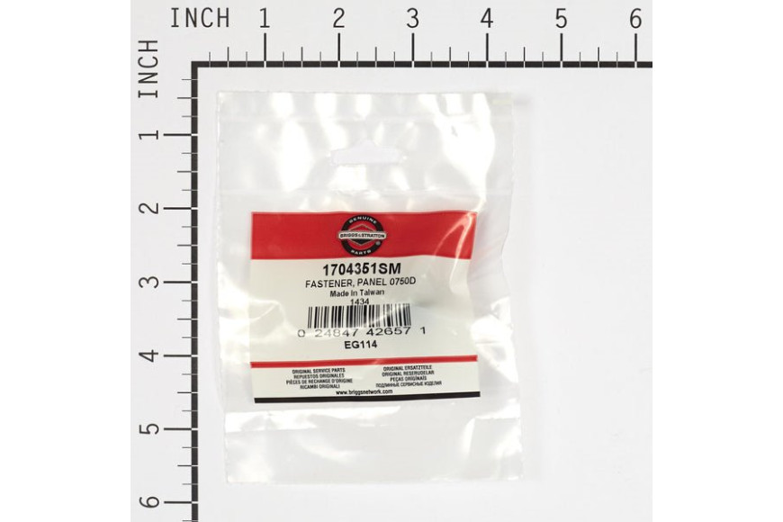 Fastener  Panel 0750D - Originale Snapper - 1704351SM