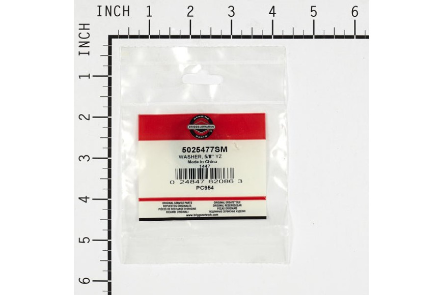 Washer  5/8 Yz - Originale Snapper - 5025477SM
