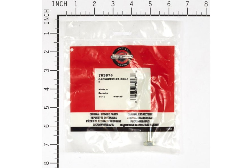 Bullone 3/8-24 X 3-3/4'' - Originale Snapper - 703876