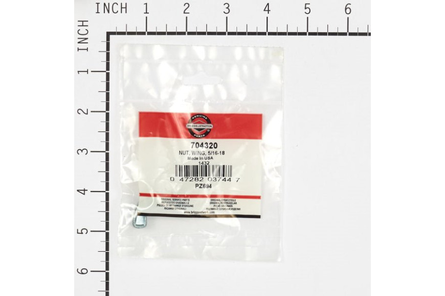 Nut, Wing, 5/16-18 - Originale Snapper - 704320