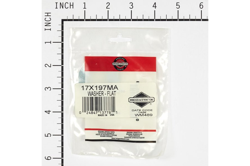 Washer - Flat - Originale Snapper - 17X197MA