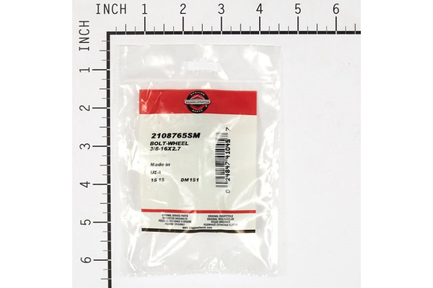 Bullone Ruota Anteriore - Originale Snapper - 2108765SM