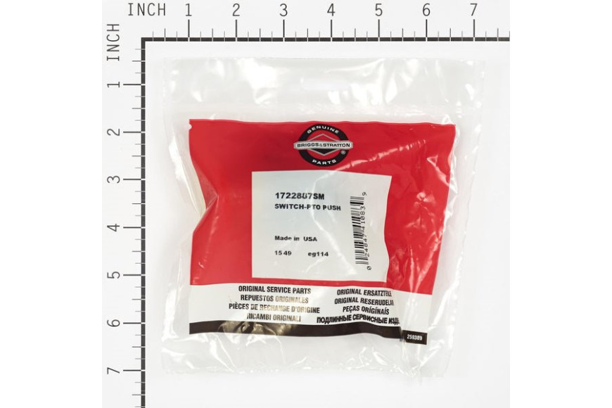 Interruttore Innesto Lame - Originale Snapper - 1722887SM