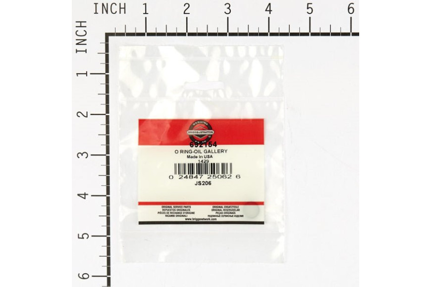 O Ring-Oil Gallery - 692154 - Originale Briggs & Stratton