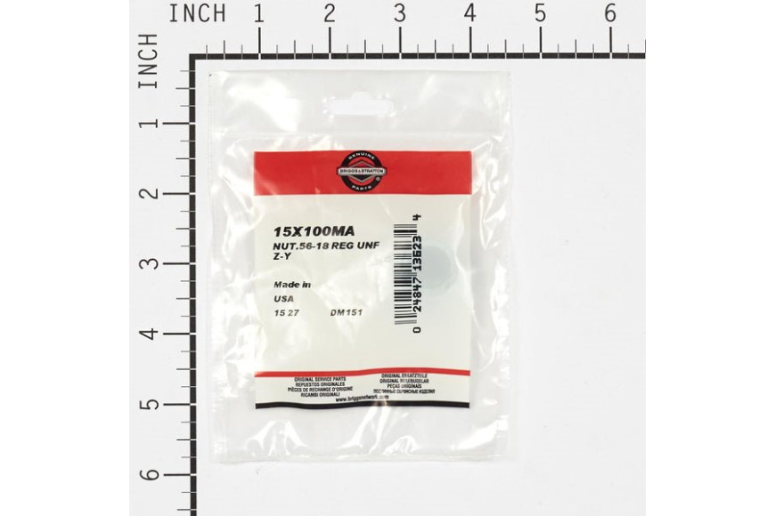 Dado 9/16-18 - Originale Snapper - 15X100MA