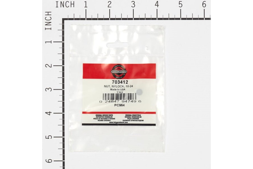 Nut  Nylock  10-24 - Originale Snapper - 703412