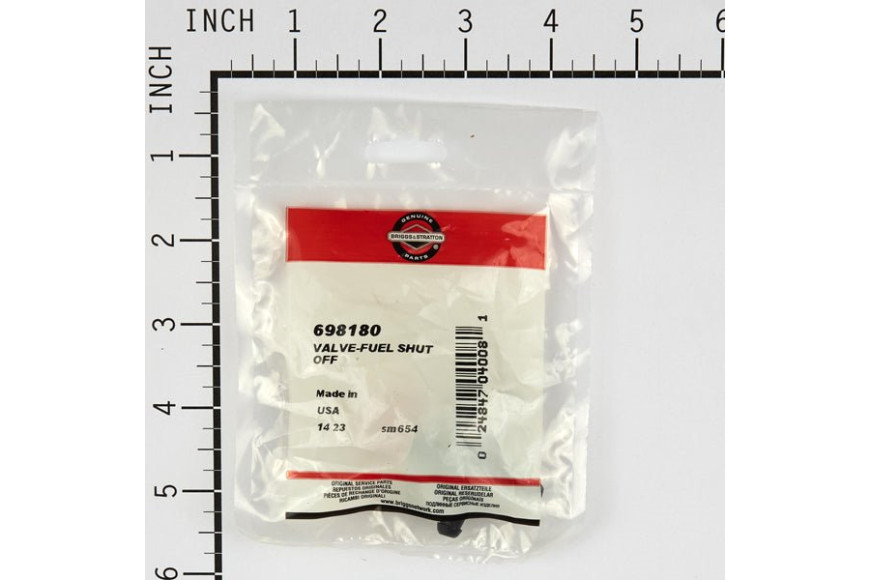 Valve-Fuel Shut Off - 698180 -  Briggs & Stratton - Genuine Spare Parts