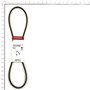 Belt, 4L Motion Drive - Originale Snapper - 37X110MA