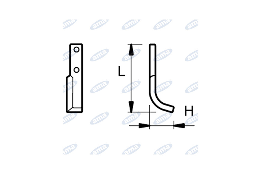 Zappa gauche L 180, H 70, de. 9