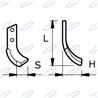 Zappa Dx L 230, H 70, S 50, Øf.11