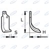 Zappa Dx L 194, H 115, S 12, Øf.12,5